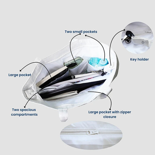 Balanced Utility Tote Bag - Black