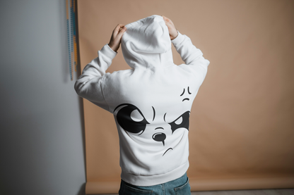 Fierce Mood Unisex Hoodie - White