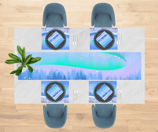 Northern Lights Table Linen Set for 4