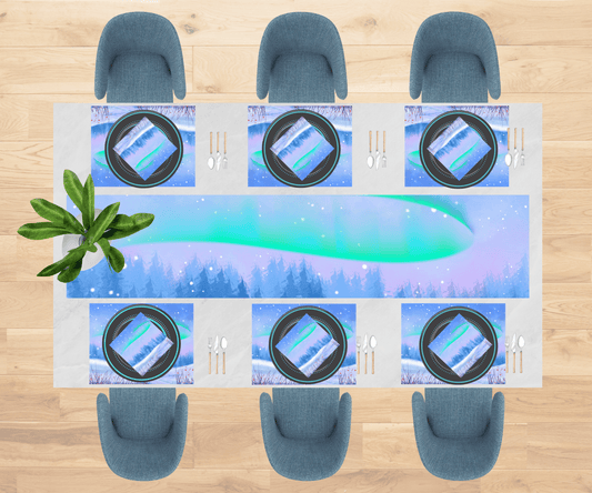 Northern Lights Table Linen Set for 6