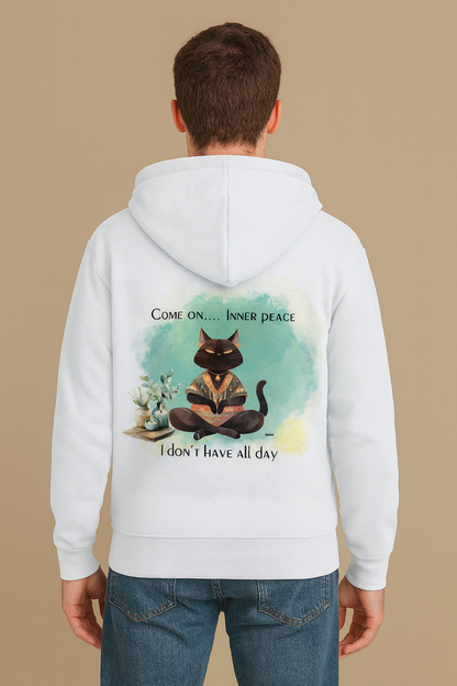 Zen Cat Zip Hoodie