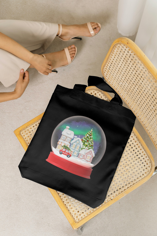 Christmas Snow Globe Utility Tote Bag