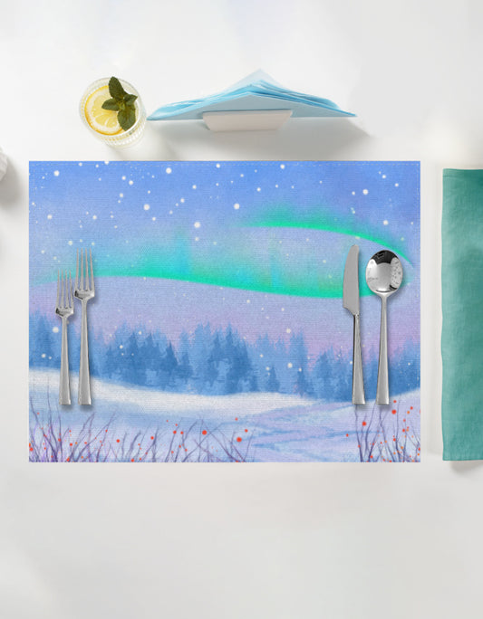 Northern Lights Table Linen Set for 4
