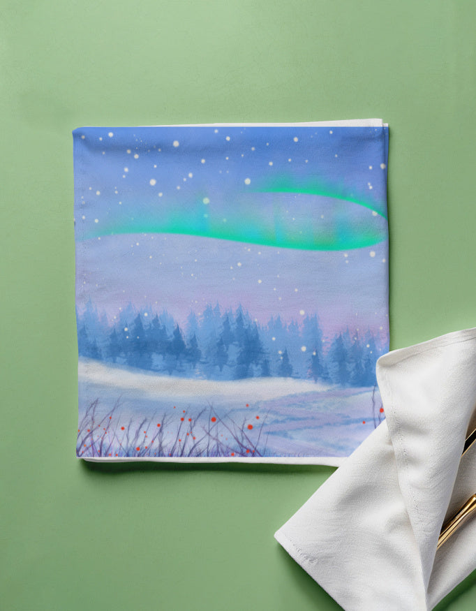 Northern Lights Table Linen Set for 4