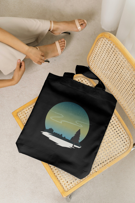 Nordic Night Sky Tote Bag