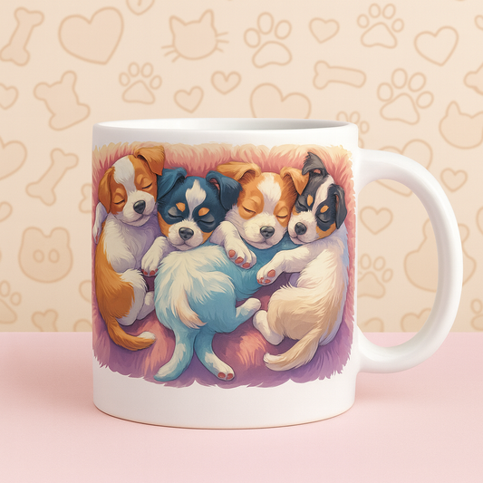 Puppy Dreams Mug - White